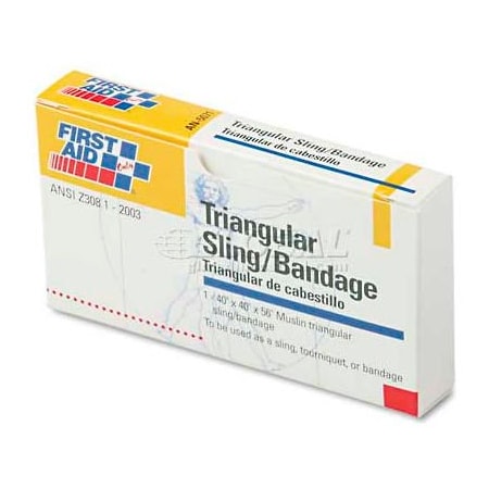 First Aid Only,. First Aid Only AN-5071 First-Aid Refill Sling/Tourniquet Triangular Bandages, 40 x 40 x 56, 10/Pack AN-5071